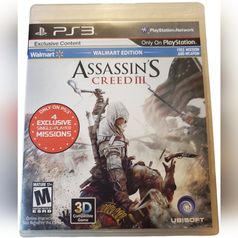 PS3 Assassin’s Creed III - Playstation 3 video game